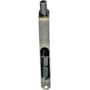 Emtek 6" Solid Brass Flush Bolt with 1/4" Radius Corners Pewter