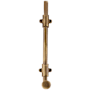 Emtek 12 Inch Solid Brass Surface Bolt with Strikes and Screws French Antique