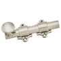 Emtek 4 Inch Solid Brass Surface Mounted Dutch Door Security Bolt Satin Nickel