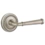 Emtek Merrimack Reversible Non-Turning Two-Sided Dummy Door Lever Set from the American Designer Collection Satin Nickel