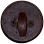Emtek Regular Style Sandcast Bronze One-Sided Deadbolt Medium Bronze