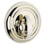 Emtek Regular Style Classic Brass One-Sided Deadbolt Polished Nickel
