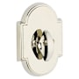 Emtek #8 Style Brass Modern One-Sided Deadbolt Polished Nickel