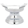 Emtek Diamond 1-1/4 Inch Mushroom Cabinet Knob from the Glass Collection - 25 Pack Polished Chrome