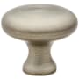 Emtek Providence 1-1/4 Inch Mushroom Cabinet Knob from the Traditional Collection Pewter
