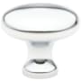Emtek Providence 1-1/4 Inch Mushroom Cabinet Knob from the Traditional Collection Polished Chrome
