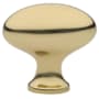Emtek Egg 1 Inch Oval Cabinet Knob from the Traditional Collection Polished Brass