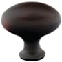 Emtek Egg 1-1/4 Inch Oval Cabinet Knob from the Traditional Collection Oil Rubbed Bronze