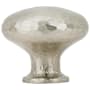Emtek Round Dimpled 1-1/4 Inch Mushroom Cabinet Knob Satin Nickel