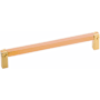 Emtek Mortise and Tenon 3 Inch Center to Center Handle Cabinet Pull Satin Brass