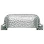 Emtek Hammered 3 Inch Center to Center Cup Cabinet Pull from the Arts & Crafts Collection Satin Nickel