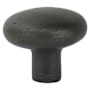 Emtek Sandcast Round 1-1/4 Inch Mushroom Cabinet Knob from the Sandcast Bronze Collection Medium Bronze