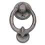 Emtek 4" Height Bronze Door Knocker and Ring Pull Flat Black