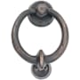 Emtek 4" Height Bronze Door Knocker and Ring Pull Medium Bronze
