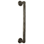 Emtek 12" Center to Center Bronze Rod Door Pull from the Sandcast Bronze Collection Medium Bronze