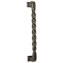 Emtek 8" Center to Center Bronze Tuscany Twist Door Pull from the Lost Wax Cast Bronze Collection Medium Bronze