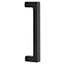 Emtek Wilshire 8 Inch Center to Center Door Pull from the Classic Brass Collection Flat Black