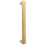 Emtek Wilshire 8 Inch Center to Center Door Pull from the Classic Brass Collection Unlacquered Brass