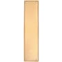 Emtek 12" Height Solid Brass Knoxville Push Plate from the Designer Brass Collection Lifetime Polished Brass