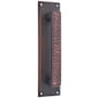 Emtek 12" Height Solid Brass Knoxville Pull Plate from the Designer Brass Collection - Plate Only Oil Rubbed Bronze