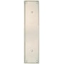 Emtek 12" Height Solid Brass Knoxville Pull Plate from the Designer Brass Collection - Plate Only Satin Nickel