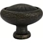 Emtek Tuscany Egg 1 Inch Mushroom Cabinet Knob from the Tuscany Bronze Collection Medium Bronze