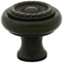 Emtek Rope 1 Inch Mushroom Cabinet Knob Oil Rubbed Bronze