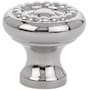 Emtek Rope 1 Inch Mushroom Cabinet Knob Polished Nickel