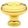 Emtek Waverly 1-1/4 Inch Mushroom Cabinet Knob Polished Brass