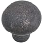 Emtek Sandcast Round 1-3/4 Inch Mushroom Cabinet Knob from the Sandcast Bronze Collection Medium Bronze