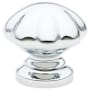 Emtek Melon 1-1/4 Inch Mushroom Cabinet Knob from the Traditional Collection Polished Chrome