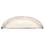Emtek Cup 3 Inch Center to Center Cabinet Pull from the Traditional Collection - 10 Pack Polished Nickel
