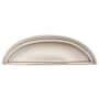 Emtek Cup 3 Inch Center to Center Cabinet Pull from the Traditional Collection - 10 Pack Satin Nickel