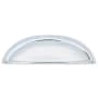 Emtek Cup 3 Inch Center to Center Cabinet Pull from the Traditional Collection - 10 Pack Polished Chrome