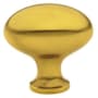 Emtek Egg 1-3/4 Inch Mushroom Cabinet Knob Polished Brass