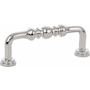 Emtek Spindle 3 Inch Center to Center Handle Cabinet Pull Polished Nickel