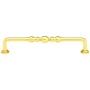 Emtek Spindle 3 Inch Center to Center Handle Cabinet Pull Polished Brass