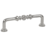 Emtek Spindle 3-1/2 Inch Center to Center Handle Cabinet Pull Polished Nickel
