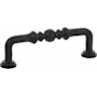 Emtek Spindle 3-1/2 Inch Center to Center Handle Cabinet Pull Flat Black