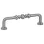 Emtek Spindle 4 Inch Center to Center Handle Cabinet Pull Satin Nickel