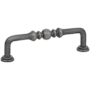 Emtek Spindle 4 Inch Center to Center Handle Cabinet Pull Pewter