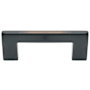 Emtek Trail 6 Inch Center to Center Handle Cabinet Pull from the Contemporary Collection - 10 Pack Oil Rubbed Bronze