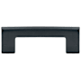 Emtek Trail 6 Inch Center to Center Handle Cabinet Pull from the Contemporary Collection - 10 Pack Flat Black