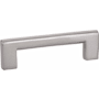 Emtek Trail 8 Inch Center to Center Handle Cabinet Pull from the Contemporary Collection Satin Nickel
