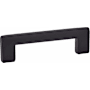 Emtek Trail 8 Inch Center to Center Handle Cabinet Pull from the Contemporary Collection Flat Black
