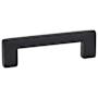 Emtek Trail 12 Inch Center to Center Handle Cabinet Pull from the Contemporary Collection Flat Black