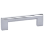 Emtek Trail 12 Inch Center to Center Handle Cabinet Pull from the Contemporary Collection Polished Chrome