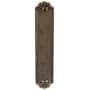 Emtek 14" Height Bronze Tuscany Push Plate from the Lost Wax Cast Bronze Collection Medium Bronze