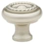 Emtek Rope 1-3/4 Inch Mushroom Cabinet Knob Satin Nickel