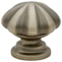 Emtek Melon 1-3/4 Inch Mushroom Cabinet Knob from the Traditional Collection Pewter